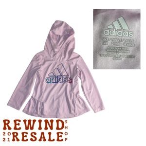 Adidas Infant Girls Long-sleeve hooded top sz 24M